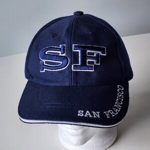 San Francisco‎ SF Baseball Hat Blue Embroidered Souvenir Cap Adjustable